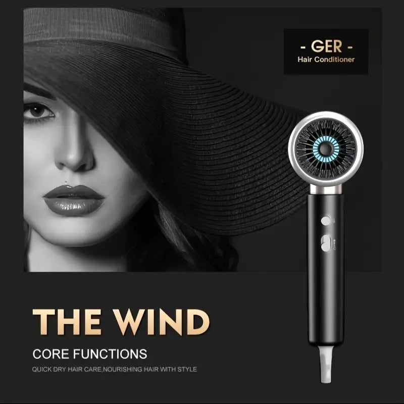 SENBOWE 2000W High-Power Hair Dryer – 3 Speeds, Hot/Cold Air, Low Noise, EU Plug