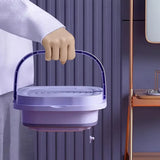 Compact and foldable, this mini washing machine is perfect for travel and dorms. Ideal for quick washing of underwear, socks, and delicates anywhere.